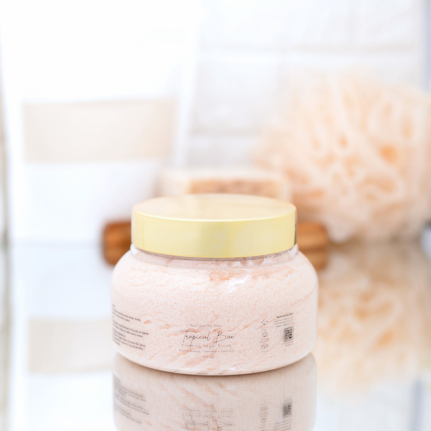 "Tropical Bae" Foaming Sugar Scrub
