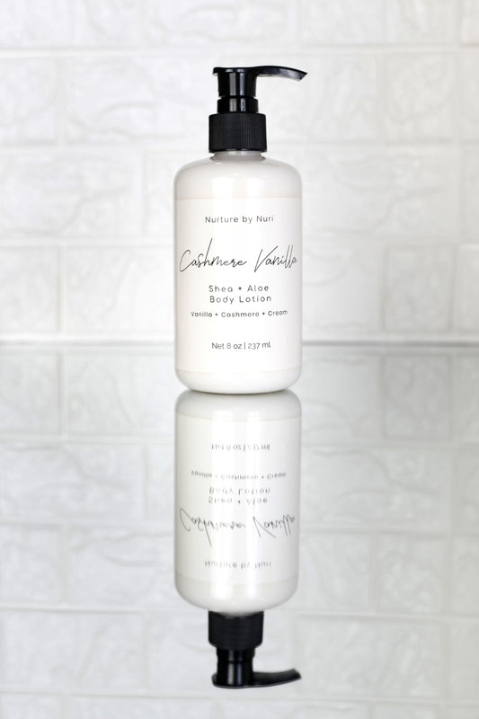 "Cashmere Vanilla" Shea & Aloe Nourishing Body Lotion