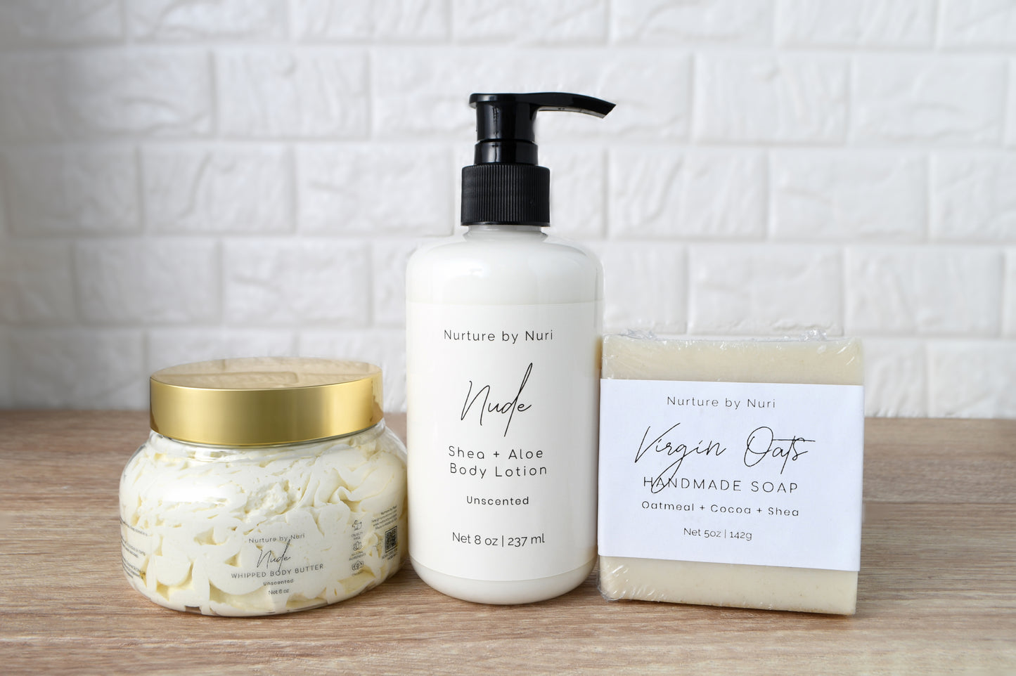 "Nude" by Nuri Unscented Shea and Aloe Nourishing Body Lotion
