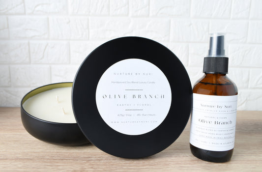 "Olive Branch" Premium Candle