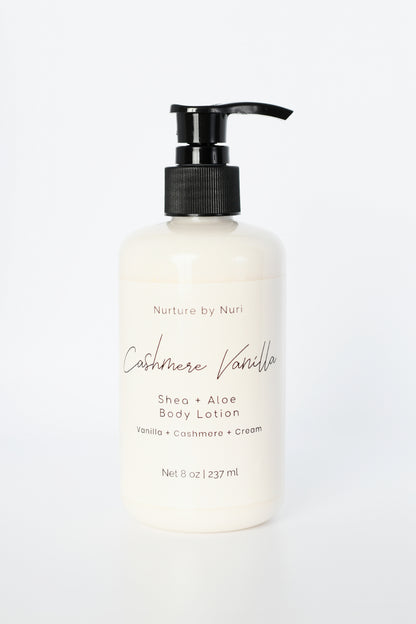 "Cashmere Vanilla" Shea & Aloe Nourishing Body Lotion
