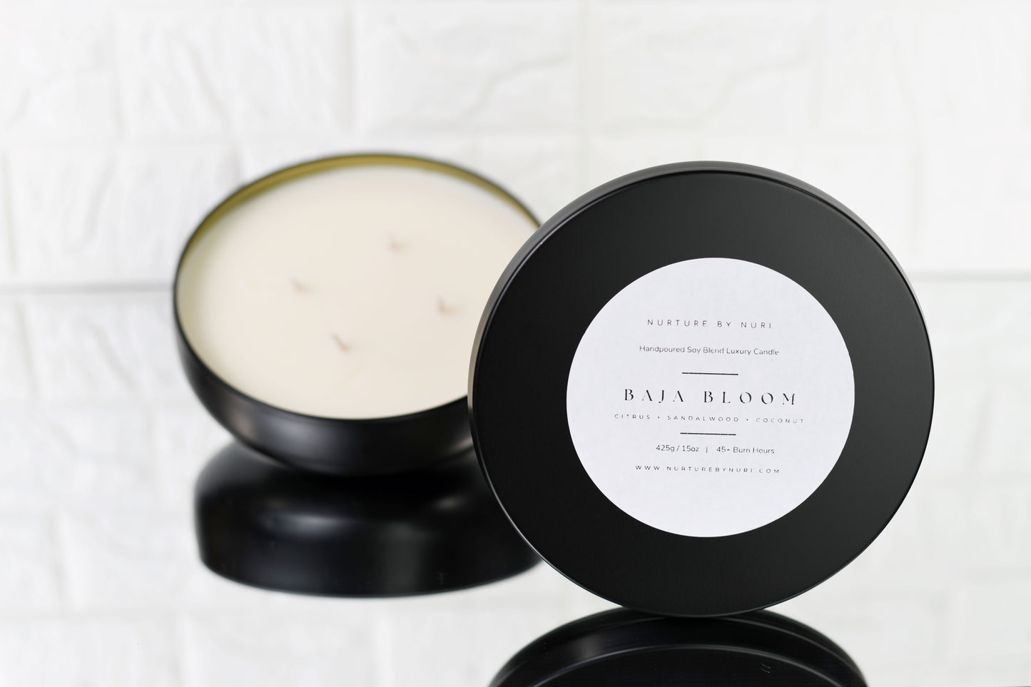 "Baja Bloom" Premium Candle